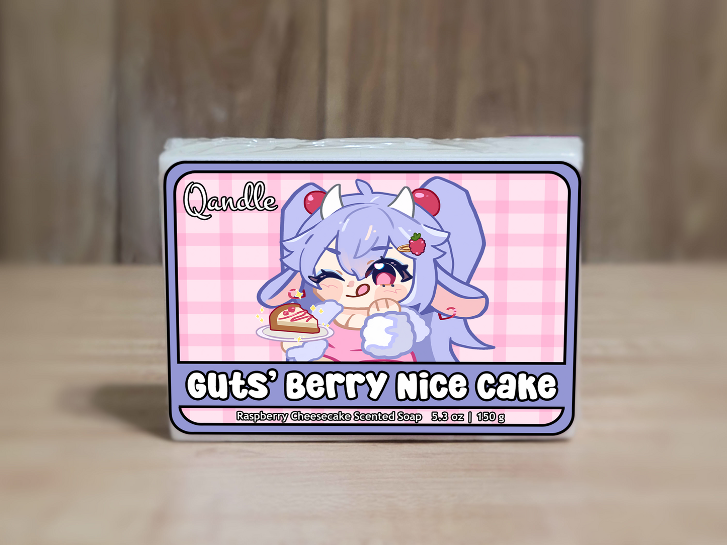 Guts' Berry Nice Cake Soap Bar