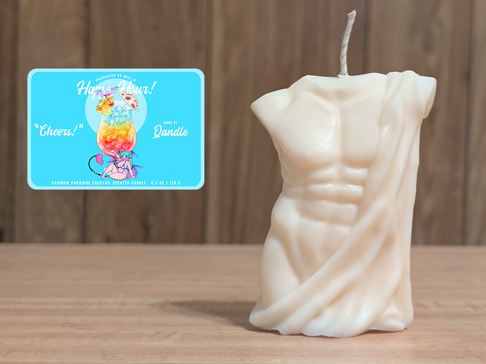 Happy Hour Masculine Body Candle