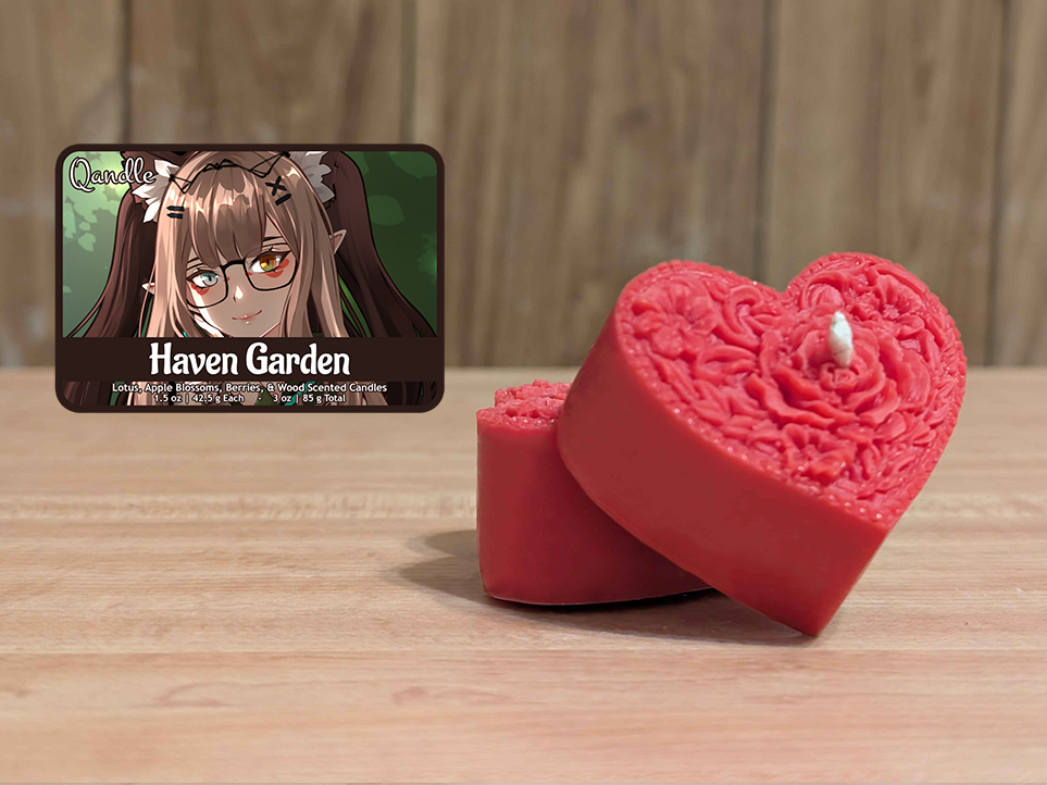 Haven Garden Heart Candles