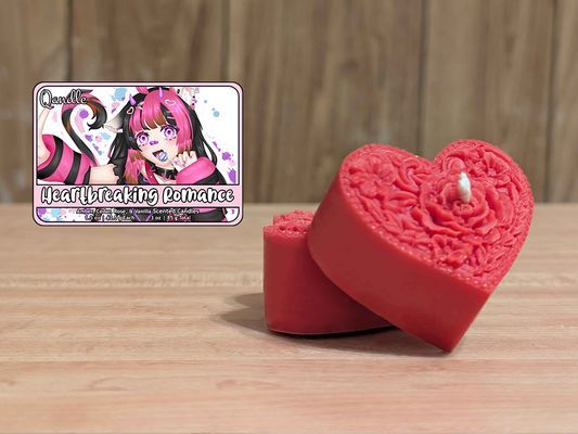 Heartbreaking Romance Heart Candles