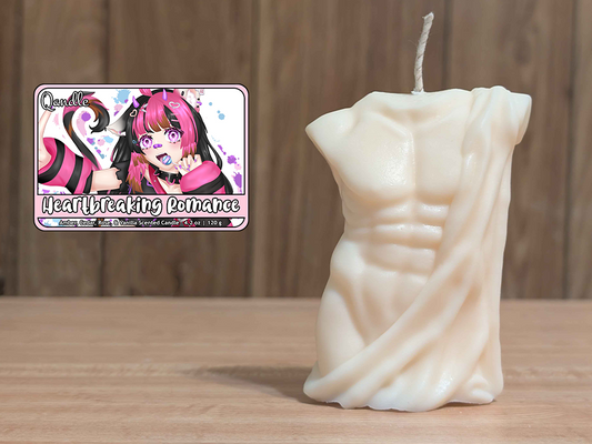 Heartbreaking Romance Masculine Body Candle