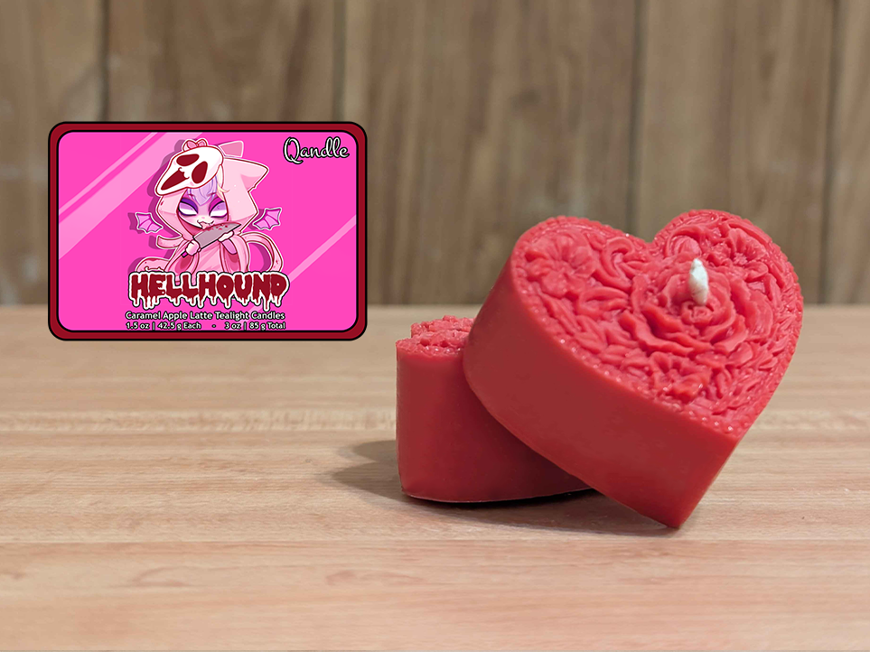 Hellhound Heart Candles