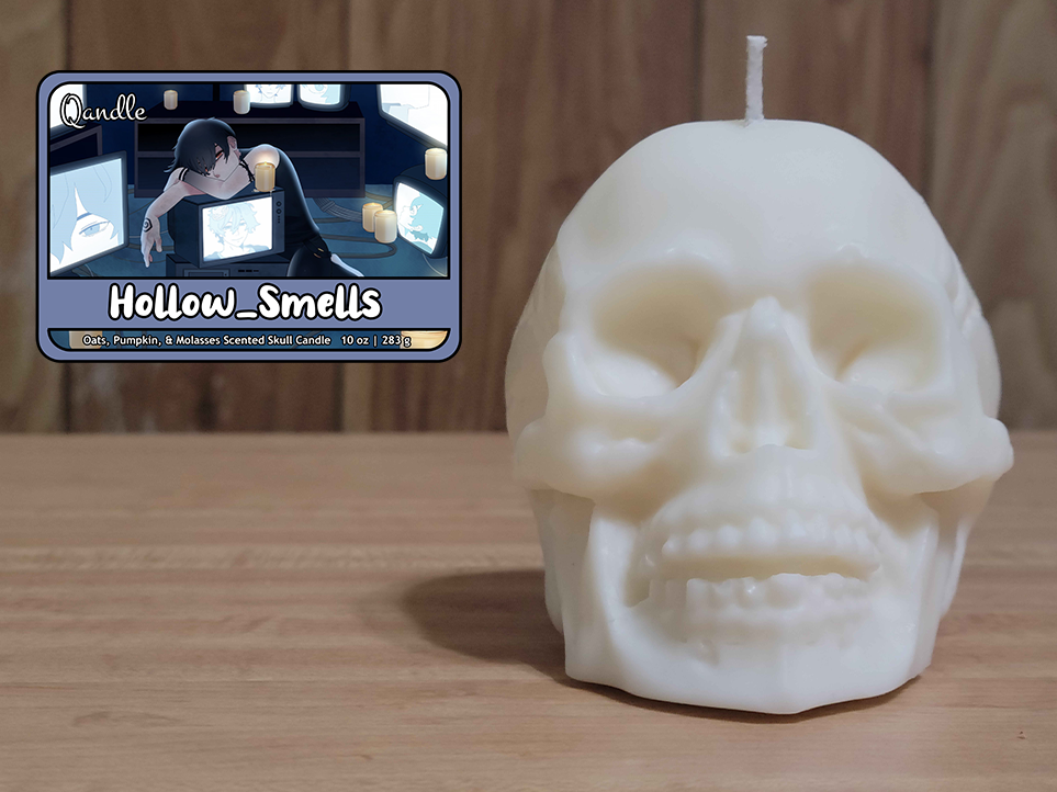 Hollow_Smells Skull Candle