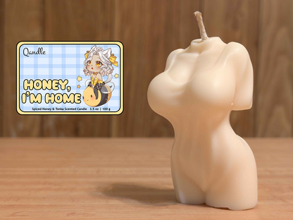 Honey, I'm Home Feminine Body Candle