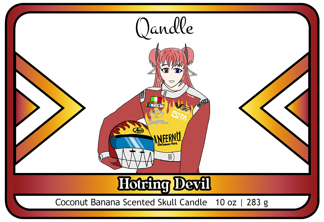 Hotring Devil Skull Candle