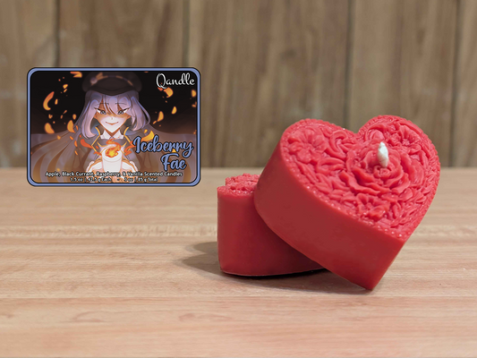 Iceberry Fae Heart Candles