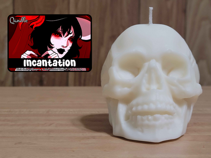 Incantation Skull Candle