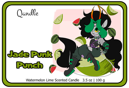 Jade Punk Punch Feminine Body Candle