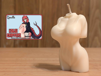 Kaiju Grippers Feminine Body Candle