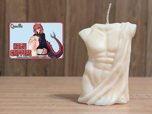 Kaiju Grippers Masculine Body Candle