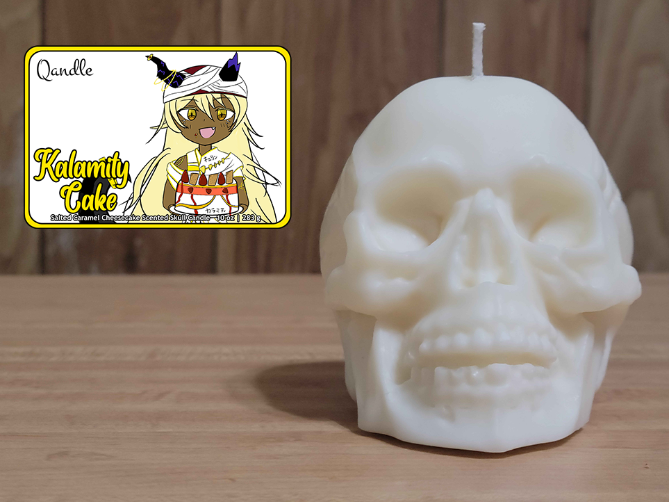 Kalamity Cake Skull Candle