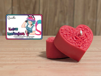 Katze Konfections Heart Candles