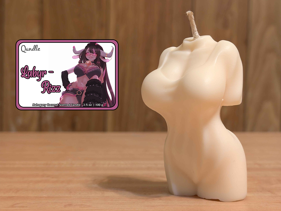 Labyr-Rizz Feminine Body Candle