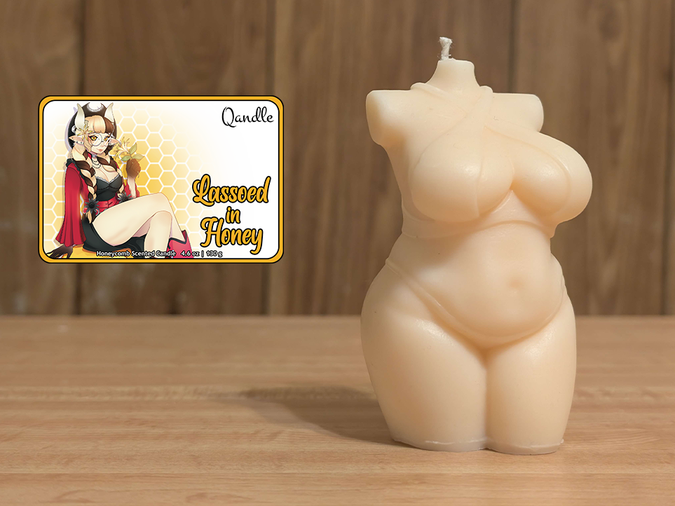 Lassoed in Honey Curvy Body Candle