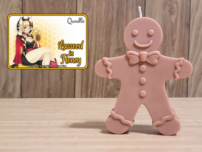 Lassoed in Honey Gingerbread Man Candle