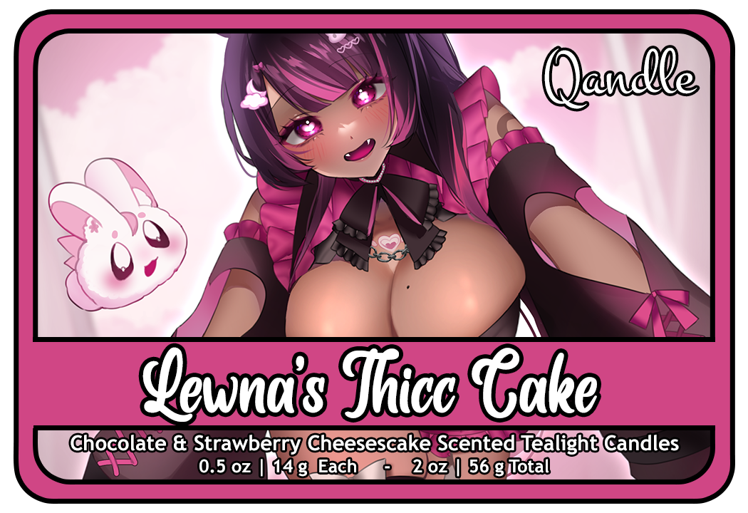 Lewna's Thicc Cake Tealight Candles