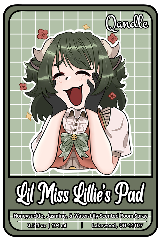 Lil Miss Lillie's Pad Room Spray