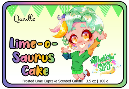 Lime-o-Saurus Cake Feminine Body Candle