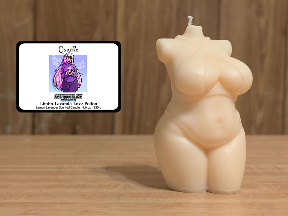 Limón Lavanda Love Potion Curvy Body Candle