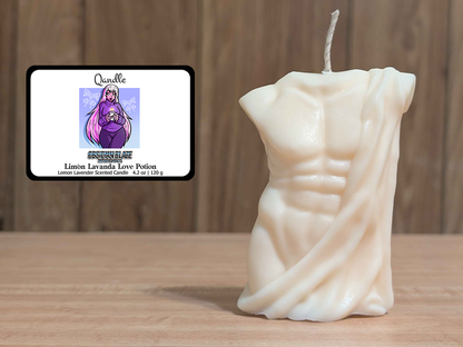 Limón Lavanda Love Potion Masculine Body Candle