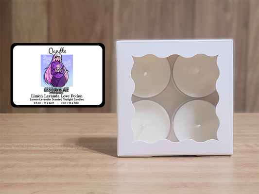 Limón Lavanda Love Potion Tealight Candles