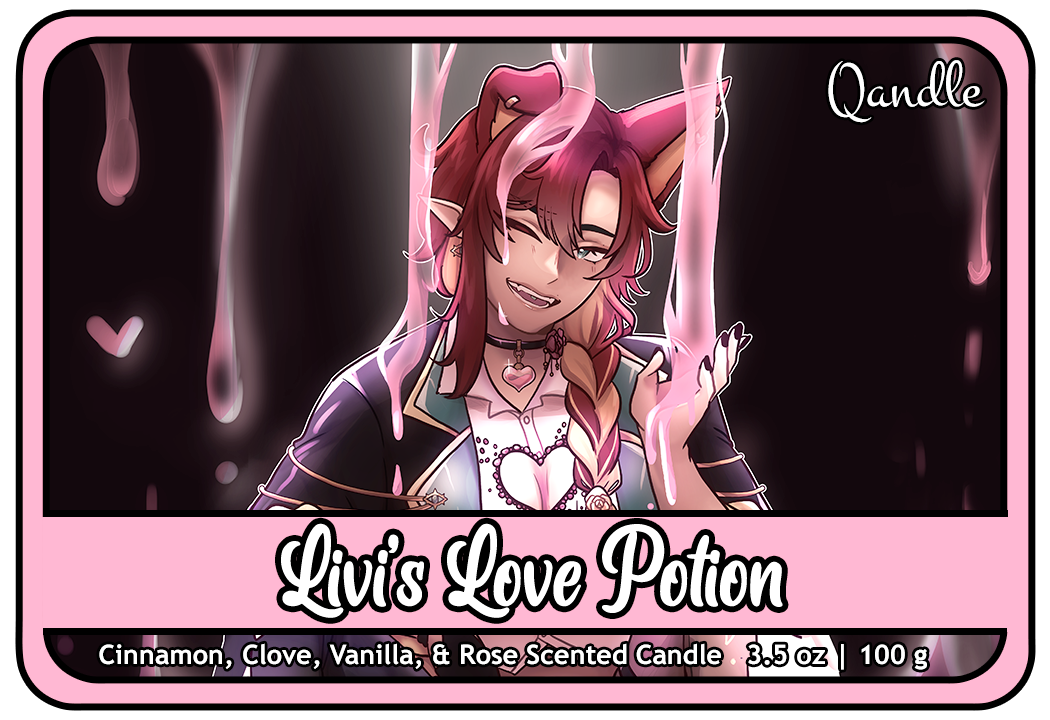 Livi's Love Potion Feminine Body Candle