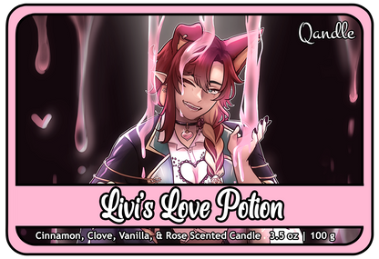 Livi's Love Potion Feminine Body Candle