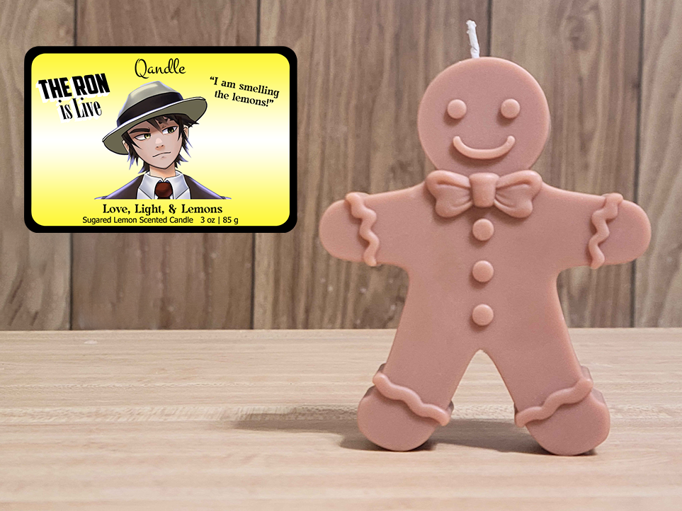 Love, Light, & Lemons Gingerbread Man Candle