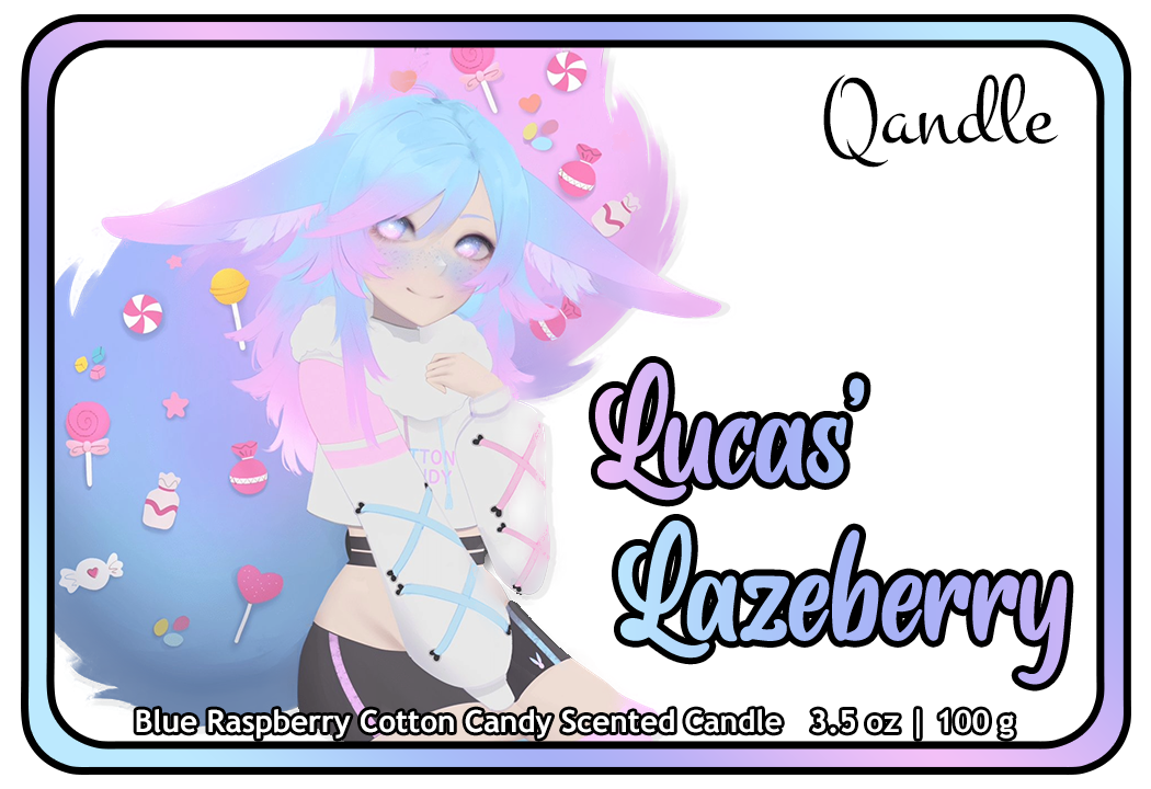 Lucas' Lazeberry Feminine Body Candle