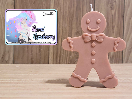 Lucas' Lazeberry Gingerbread Man Candle