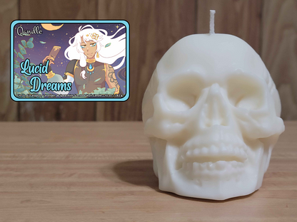 Lucid Dreams Skull Candle