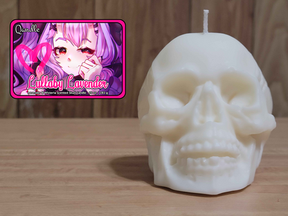 Lullaby Lavender Skull Candle