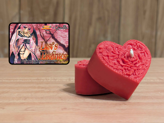 Lust's Embrace Heart Candles