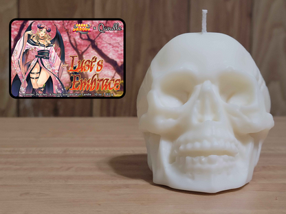 Lust's Embrace Skull Candle