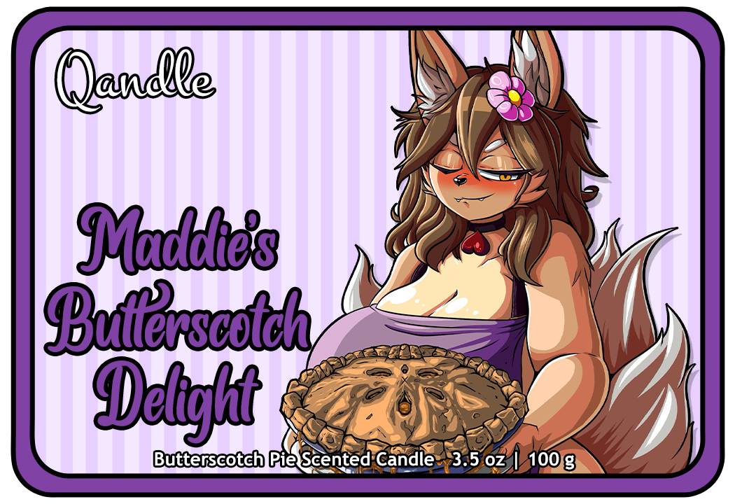 Maddie's Butterscotch Delight Feminine Body Candle