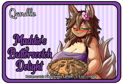 Maddie's Butterscotch Delight Feminine Body Candle