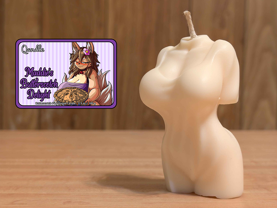 Maddie's Butterscotch Delight Feminine Body Candle