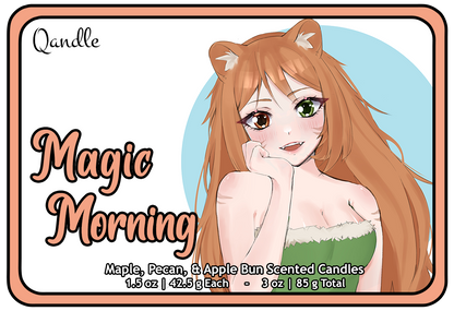 Magic Morning Heart Candles