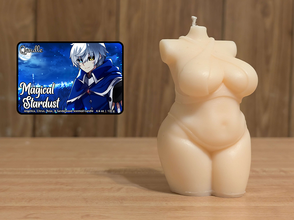 Magical Stardust Curvy Body Candle