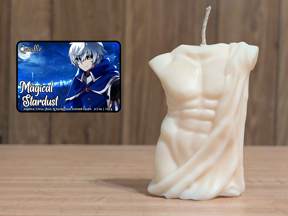 Magical Stardust Masculine Body Candle