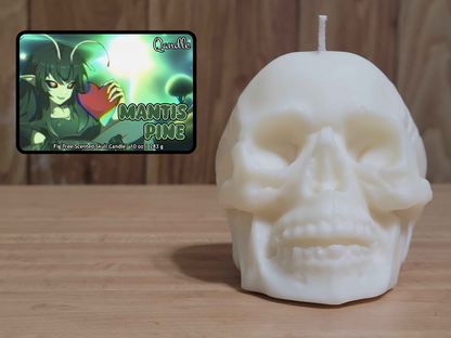 Mantis Pine Skull Candle