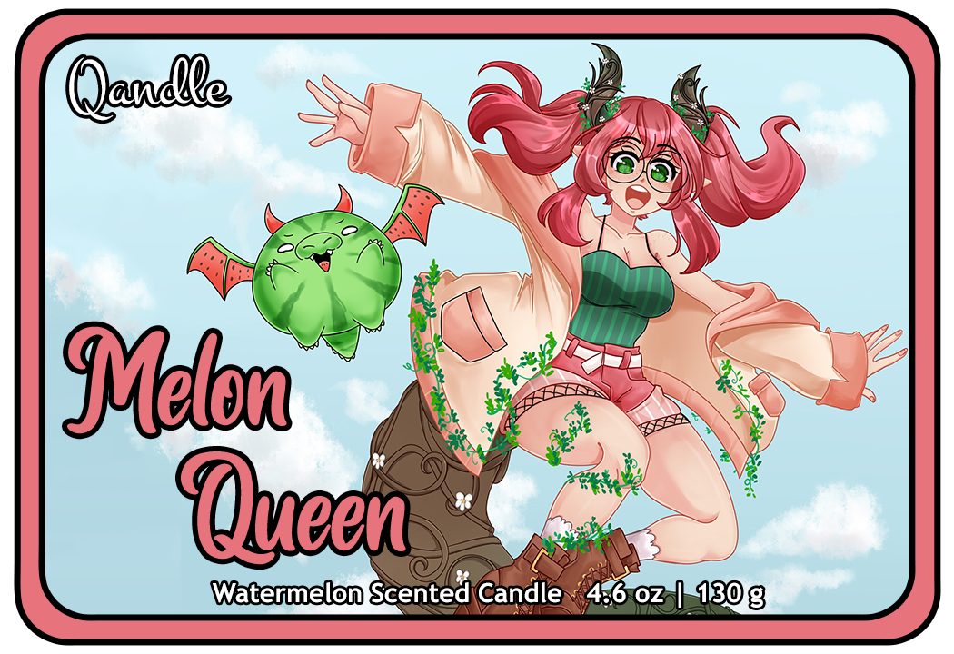 Melon Queen Curvy Body Candle