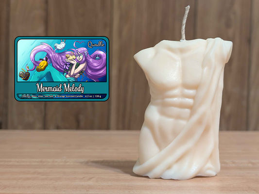 Mermaid Melody Masculine Body Candle