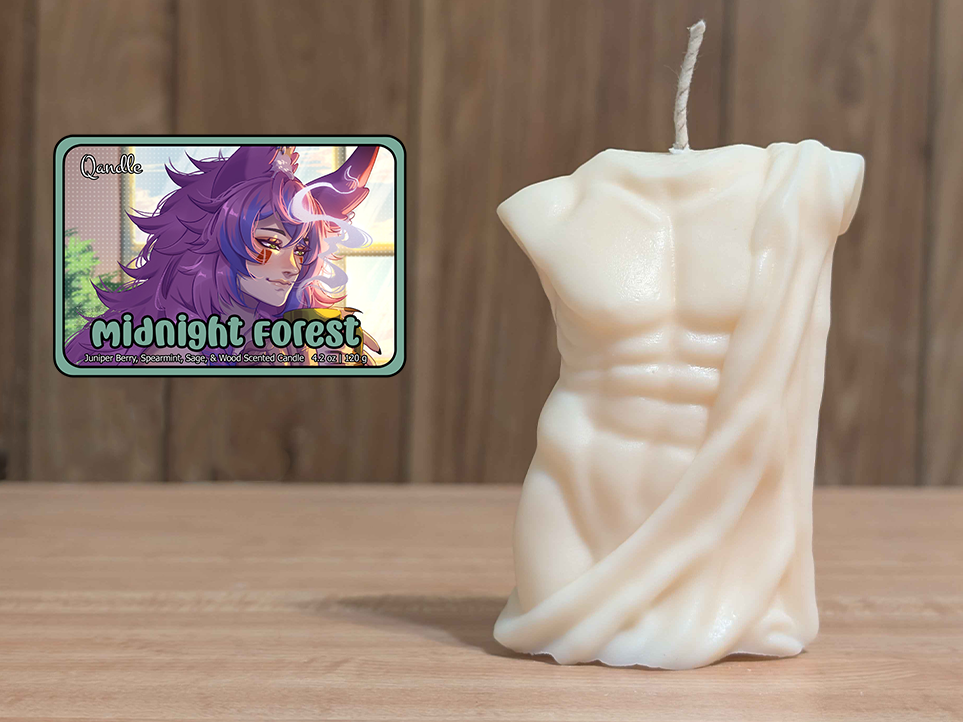 Midnight Forest Masculine Body Candle