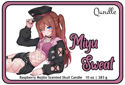 Miyu Sweat Skull Candle