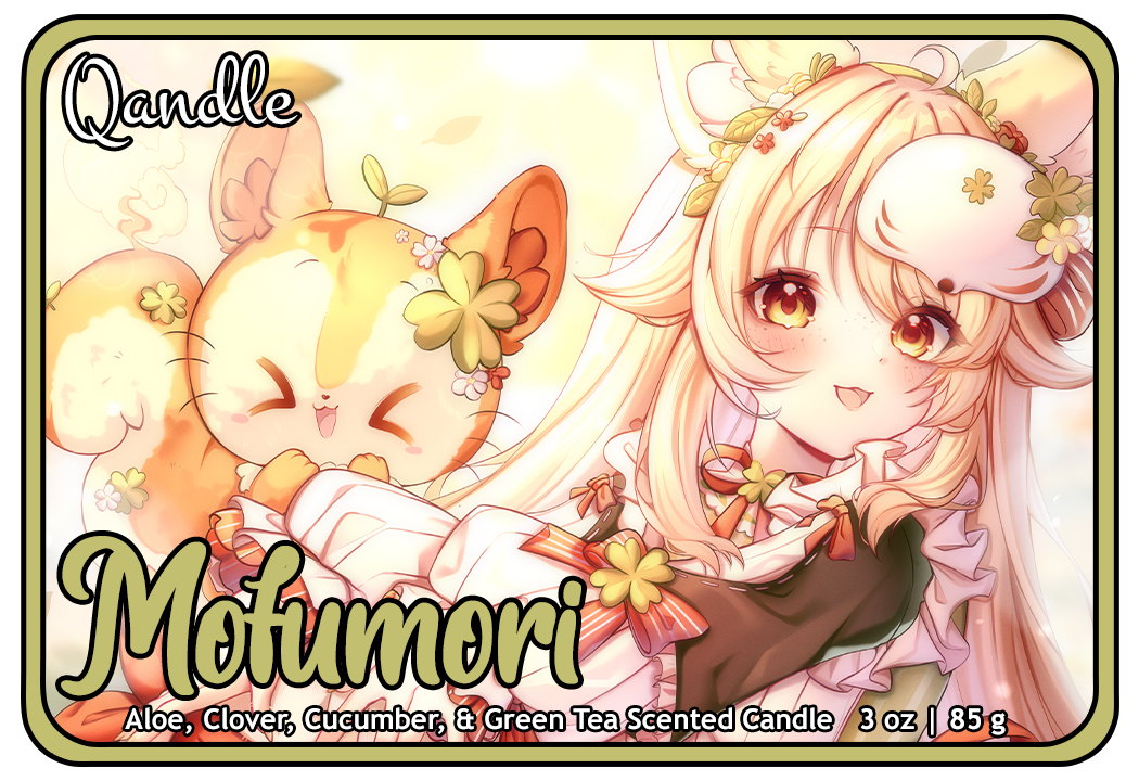 Mofumori Gingerbread Man Candle