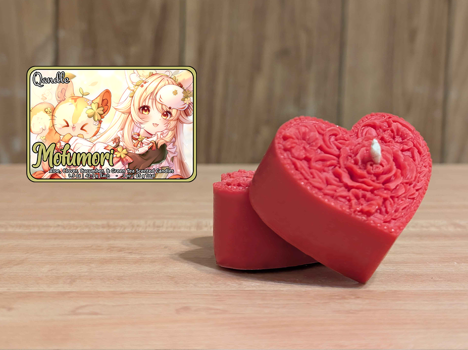 Mofumori Heart Candles