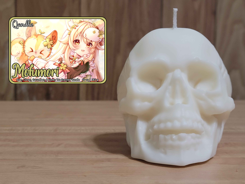 Mofumori Skull Candle