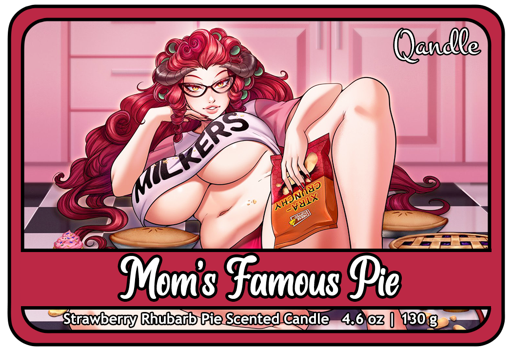 Mom's Famous Pie Curvy Body Candle