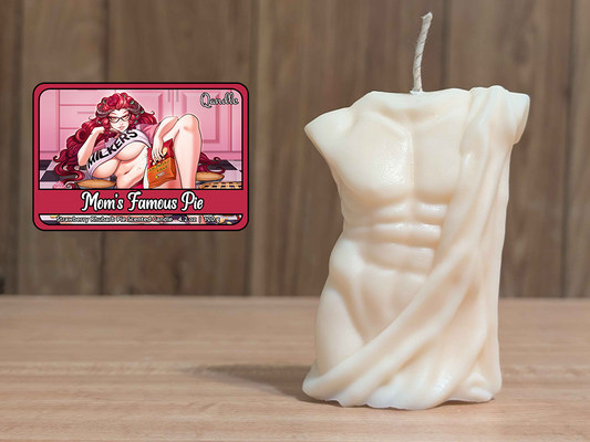 Mom's Famous Pie Masculine Body Candle